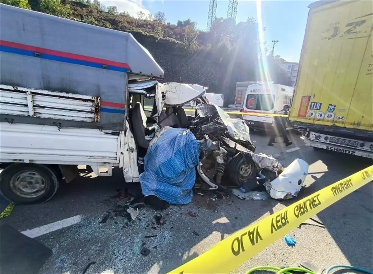 Giresun’da Trafik Kazası: 1 Ölü, 1 Yaralı