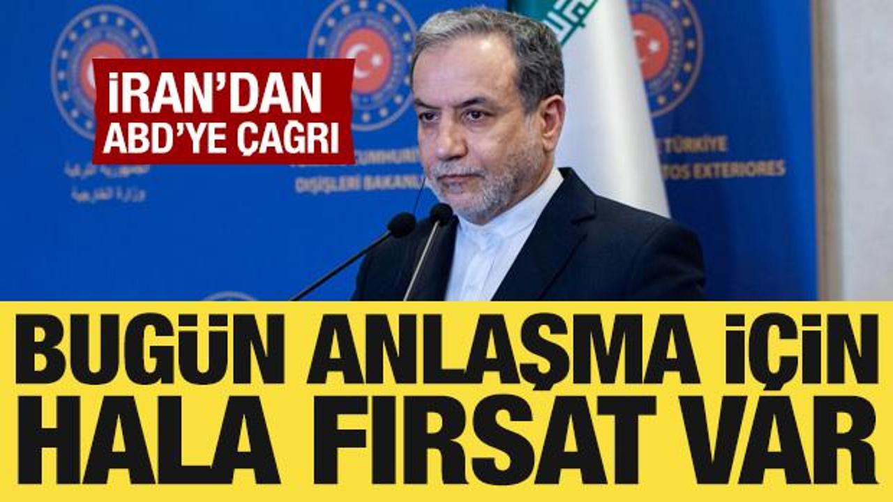 İran’dan ABD’ye çağrı: Anlaşma için hala fırsat var!