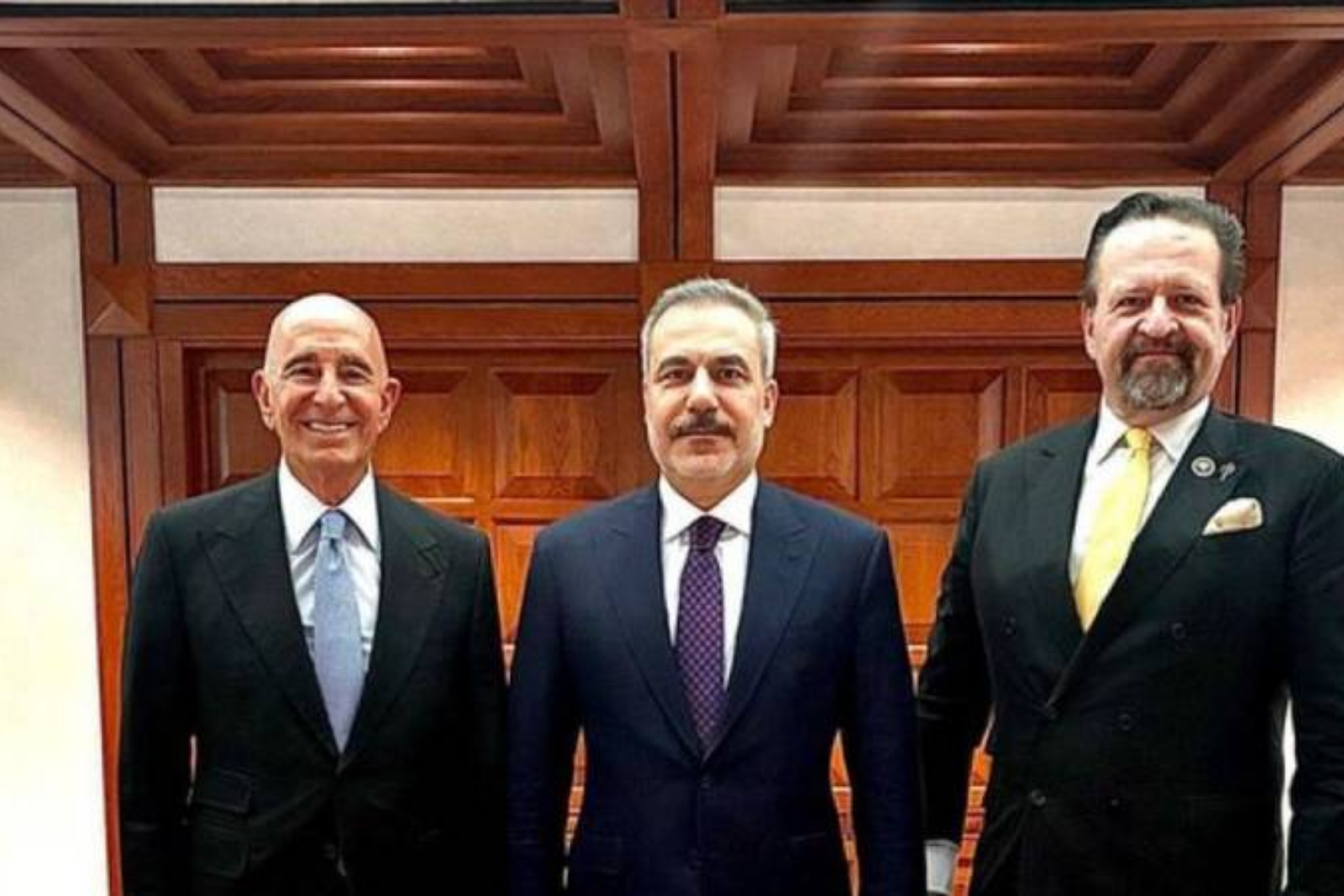 Dışişleri Bakanı Hakan Fidan, ABD Büyükelçisi Barrack ve Trump’ın Kıdemli Danışmanı Gorka ile görüştü