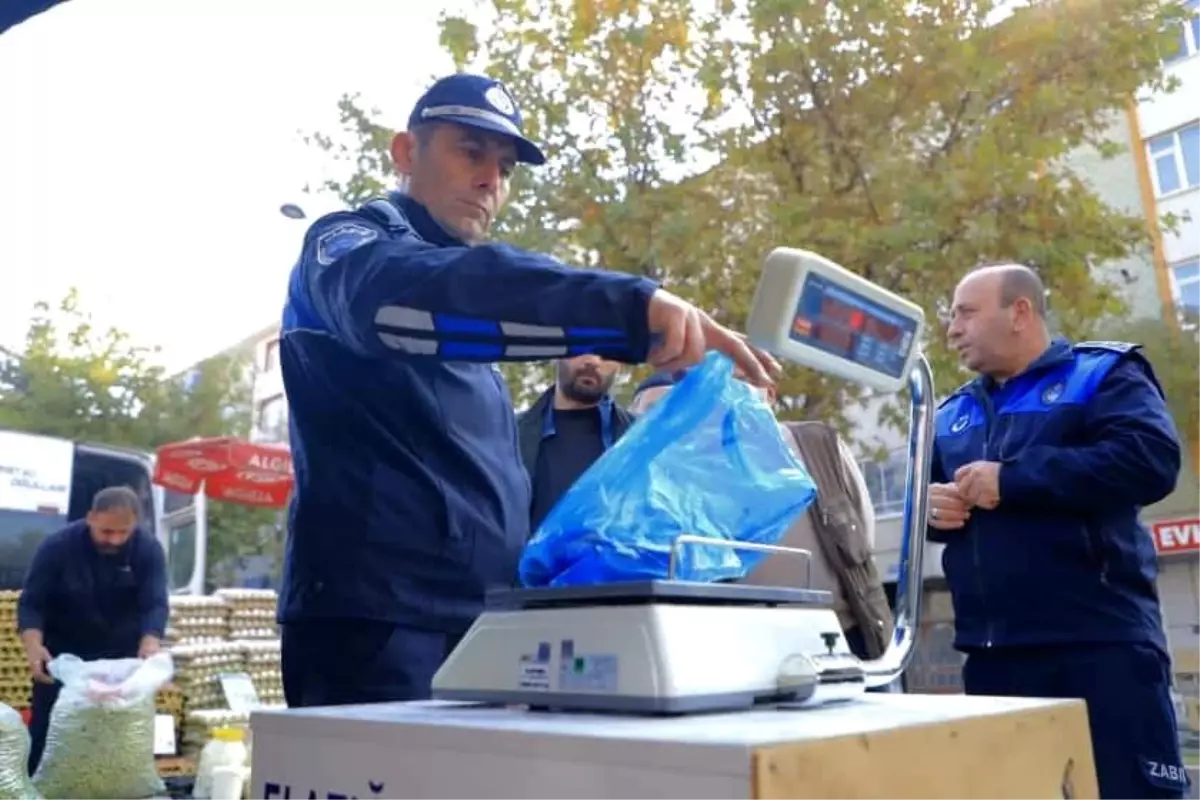 Elazığ’da Semt Pazarlarına Denetim