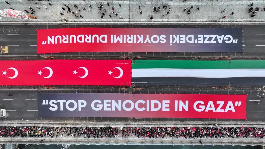 1 Ocak’ta Galata Köprü’nde Gazze yürüyüşü düzenlenecek