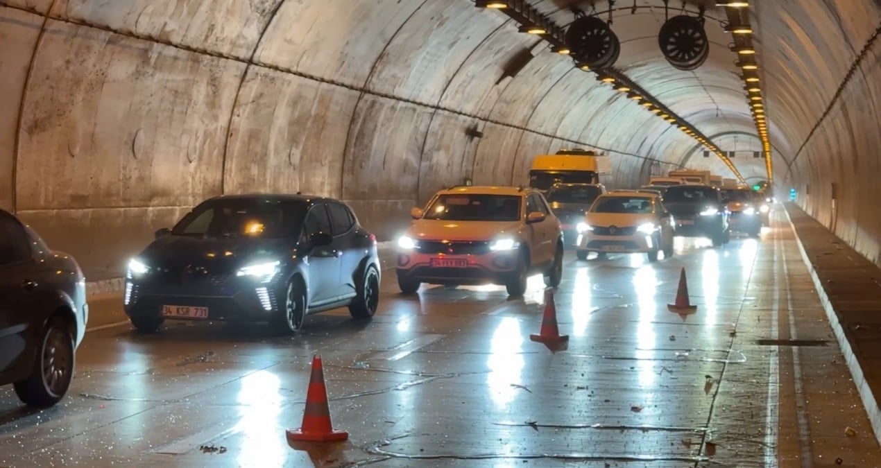 Dolmabahçe-Bomonti Tüneli’nde kaza
