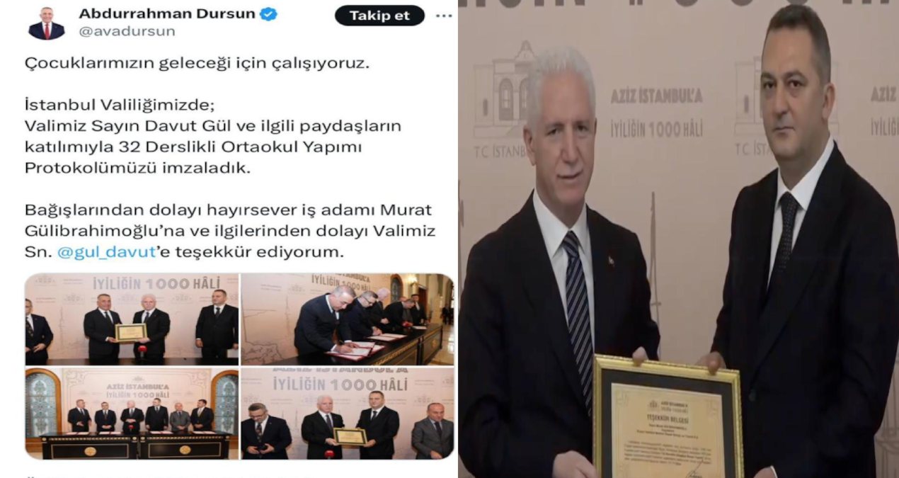 Geçen yıl ‘hayırsever’ dediği iş adamı, İBB dosyasına girince AKP’li başkan paylaşımını sildi