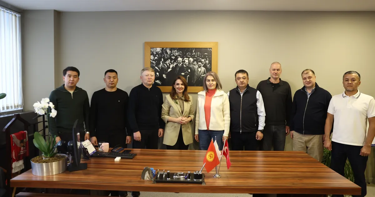 Kırgız heyet Antalya’da çevreci tesisi ziyaret etti