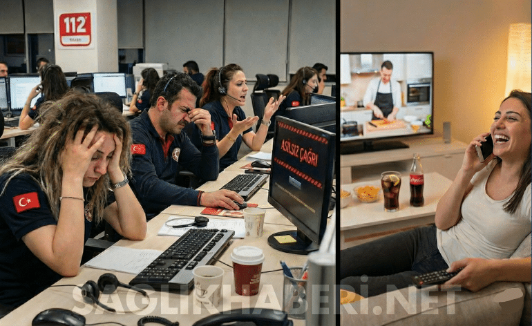 112’de “Pes” Dedirten İhbarlar: “Pancar Çuvalım Ağır, Helikopter Gönderin!” • Sağlık Haberi