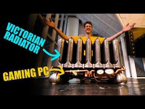 Dökme demir radyatörlü oyun PC’si yapıldı